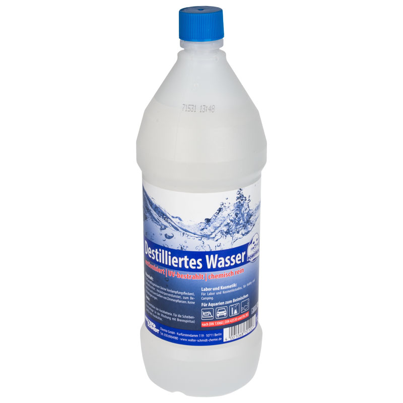 Desztillált víz (DIN 13060, DIN 43530 & EN 285) - 1 liter(1001000000)