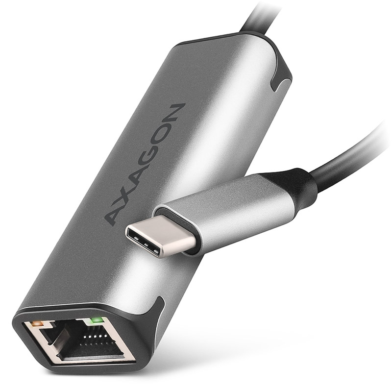 AXAGON ADE-25R USB 3.2 hálózati adapter kábel - USB Type-C, RJ45 (ADE-25RC)