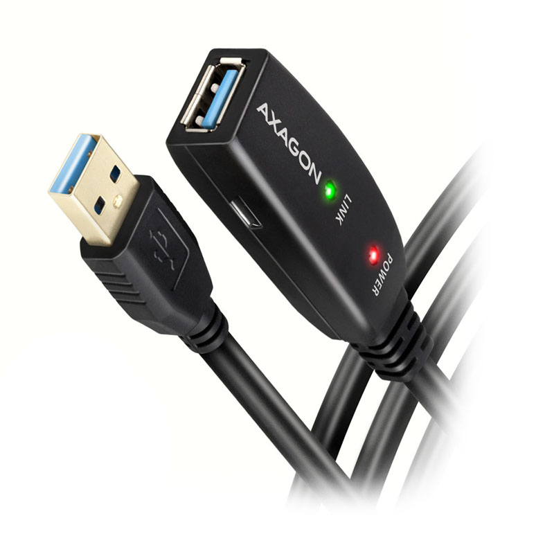AXAGON ADR-305 USB 3.2 Gen 1 hosszabbító kábel, aktív - 5m(ADR-305)