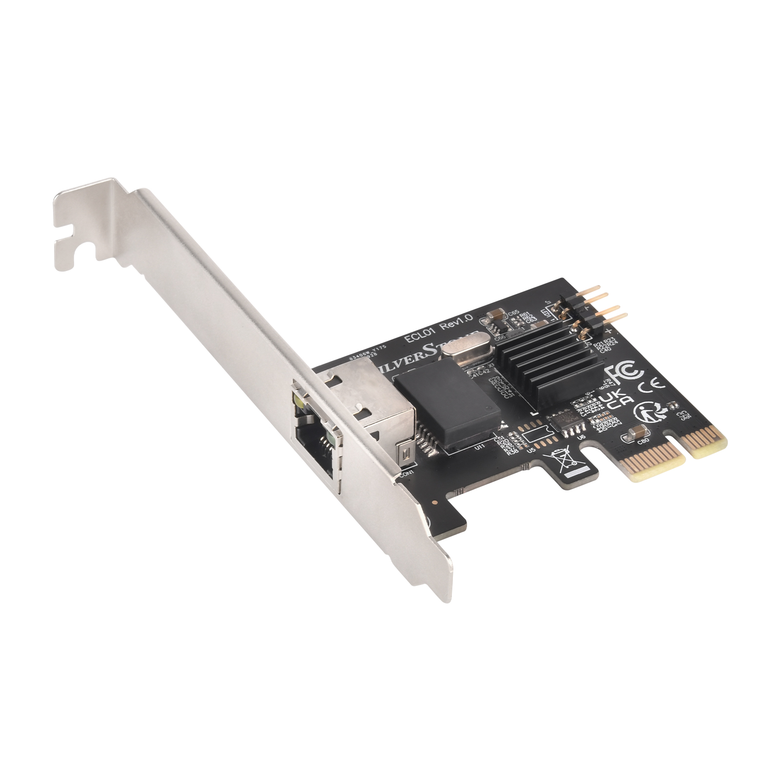 Silverstone ECL01, 2.5G hálózati kártya, PCIe (SST-ECL01)