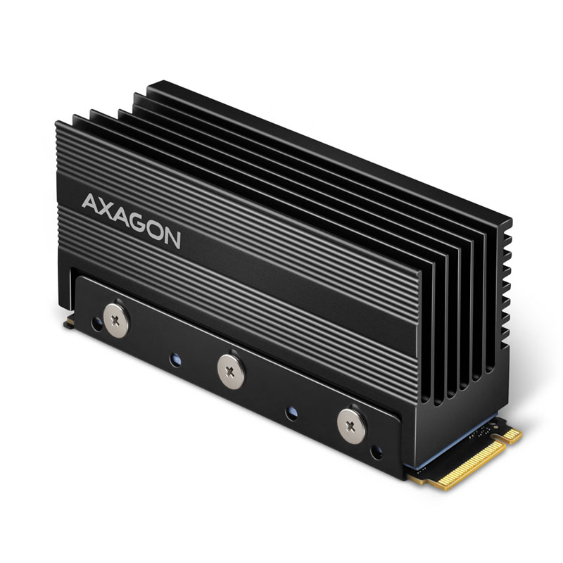 AXAGON CLR-M2XL passzív - M.2 SSD, 2280 - Alumínium hőleadó hűtőbordákkal (CLR-M2XL)