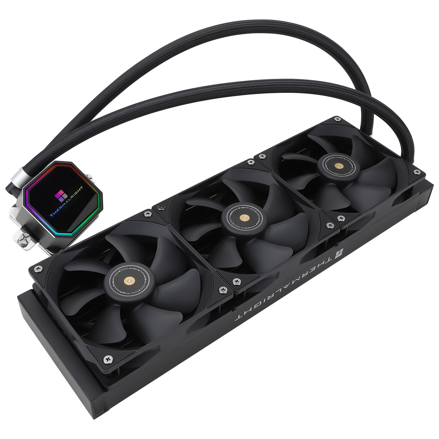 Thermalright Frozen Prism 360 BLACK komplett vízhűtés, RGB - 360 mm, fekete (FP360 BLACK)