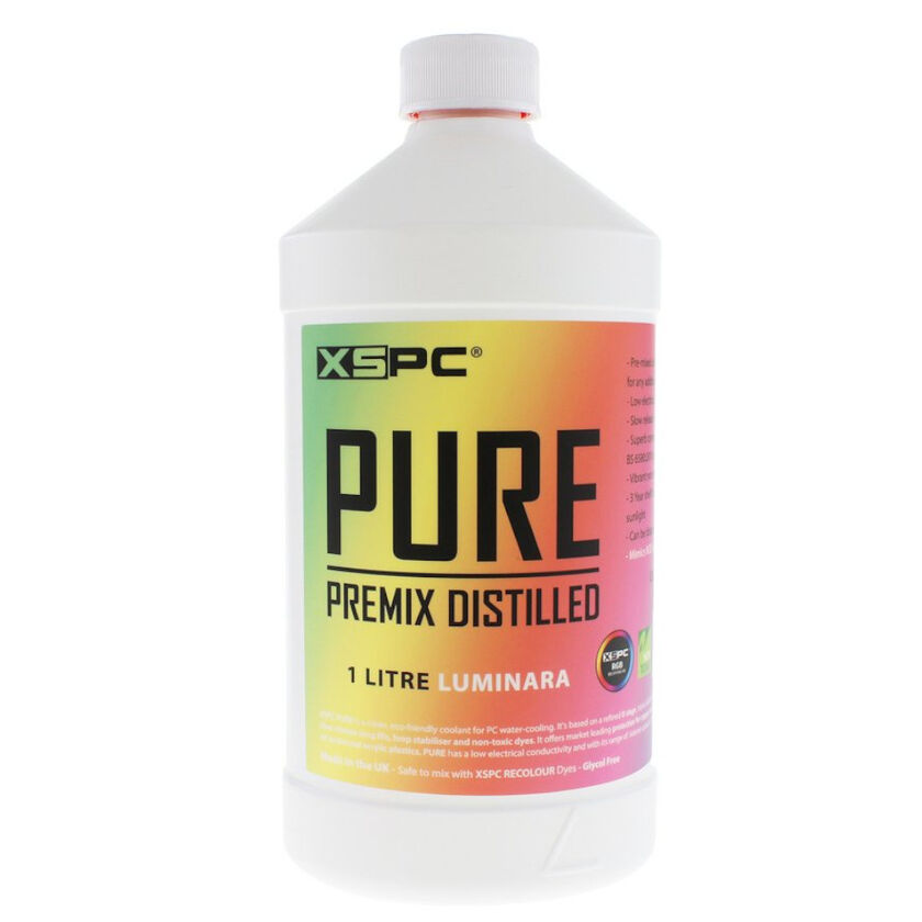 XSPC PURE hűtőfolyadék, 1 literes premix, RGB reaktív - Luminara (5060596651654)