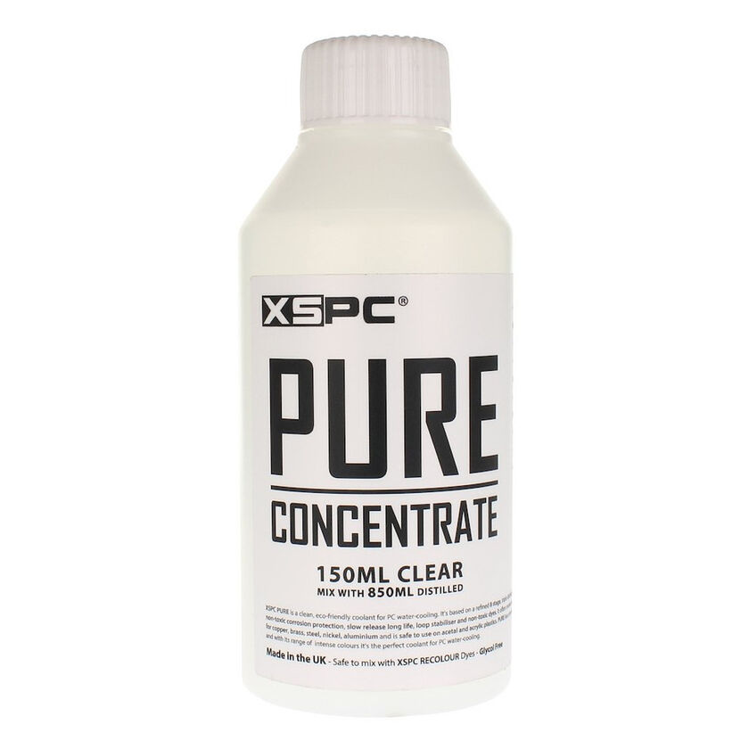 XSPC PURE hűtőfolyadék koncentrátum, 150 ml - víztiszta (5060596651746)