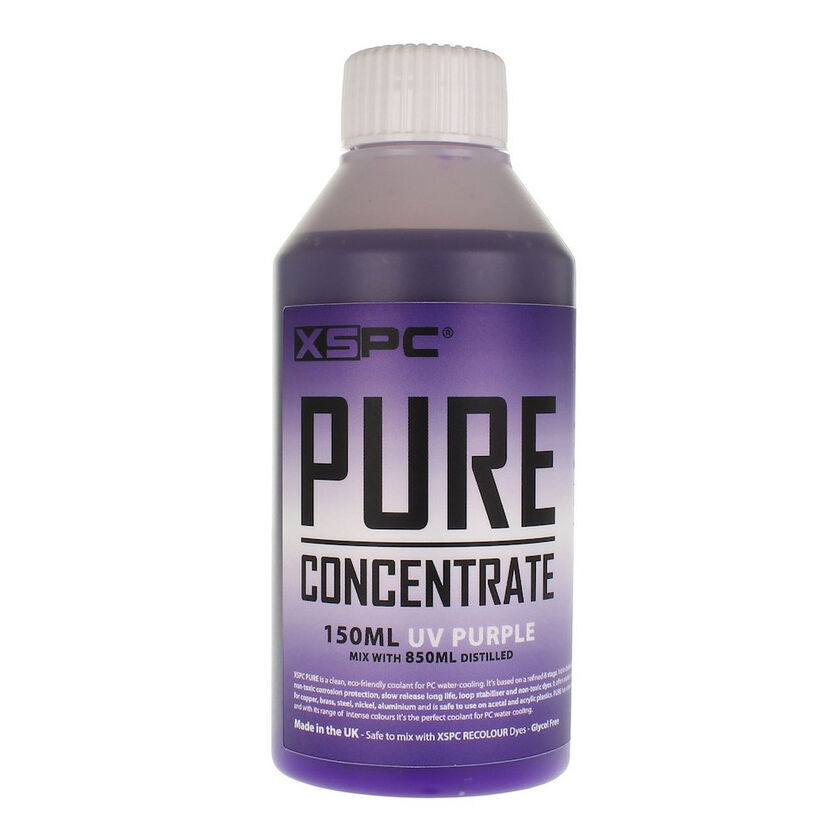 XSPC Pure hűtőfolyadék koncentrátum, 150 ml - lila, UV (5060596651739)