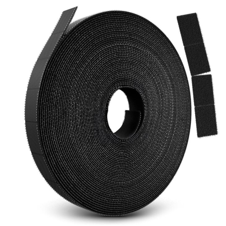 LABEL THE CABLE RIP STRAPS Tépőzáras szalag tekercs - fekete, 3 m (LTC 1410-3)