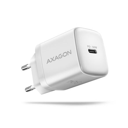 AXAGON ACU-PD30W fali töltő 1x QC3.0/AFC/FCP/PD type-C, 30W, fehér (ACU-PD30W)