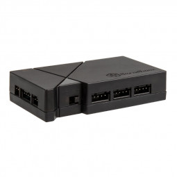 Silverstone SST-LSB01 RGB-LED-Hub + 2x LED szalag - fekete