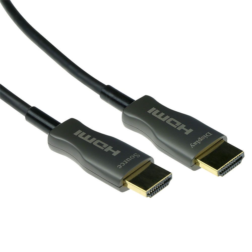 ACT HDMI Premium active optical v2.1 HDMI-A male - HDMI-A male cable 15m Black (AK4121)