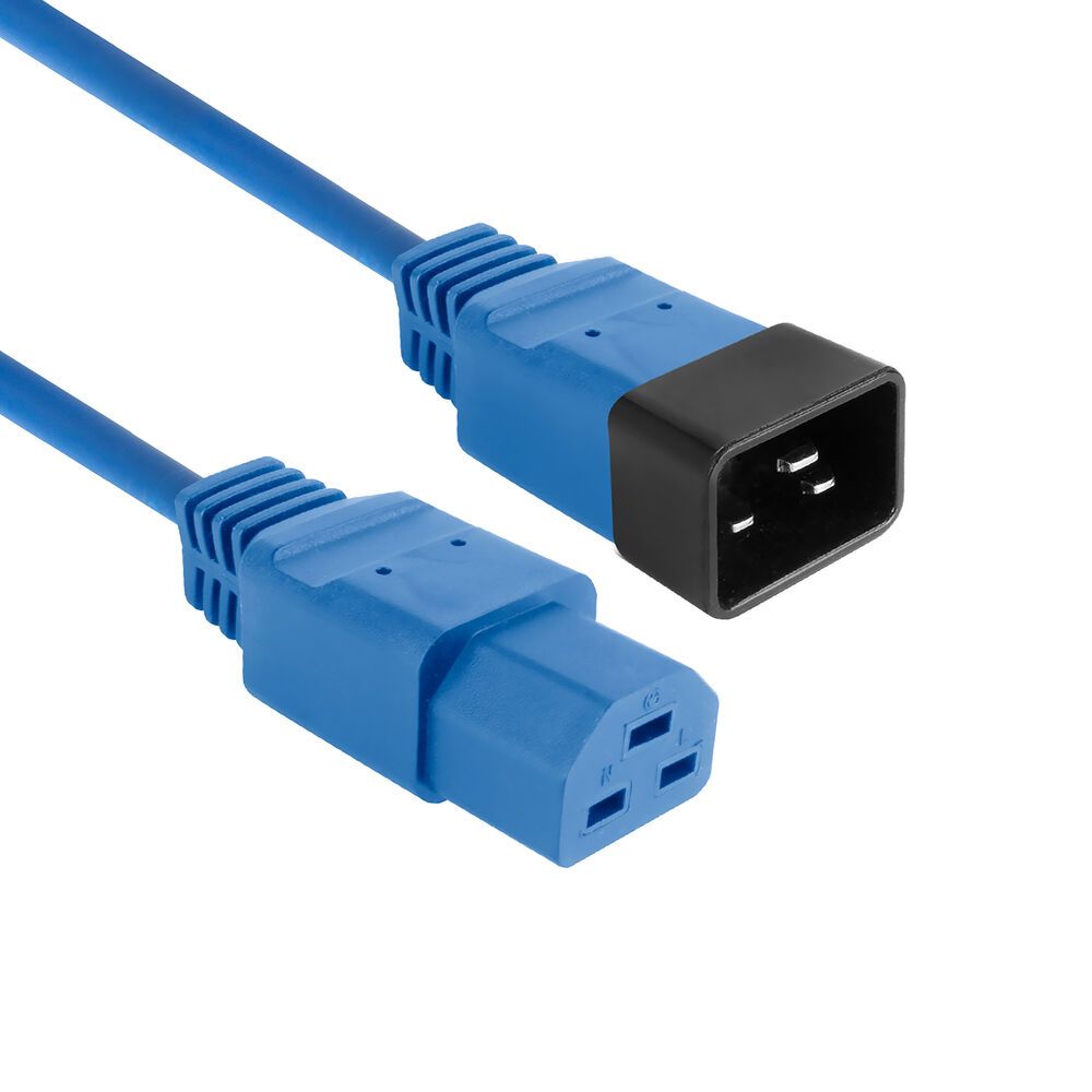 ACT Powercord C20 male - C21 famale 2m Blue (AK5367)