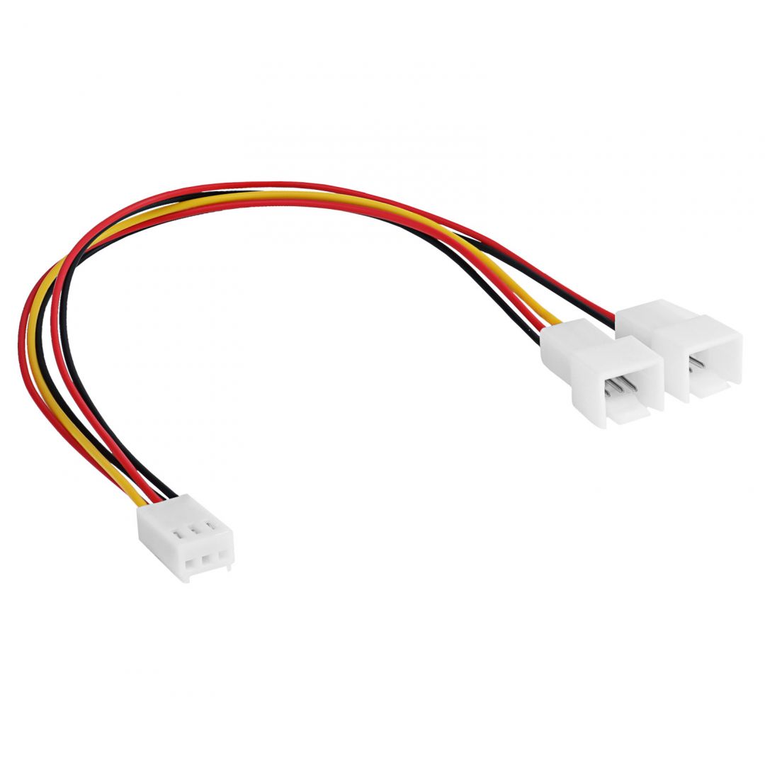Akyga AK-CA-52 3-pin/2 x 3-pin adpater cable 0,15m (AK-CA-52)