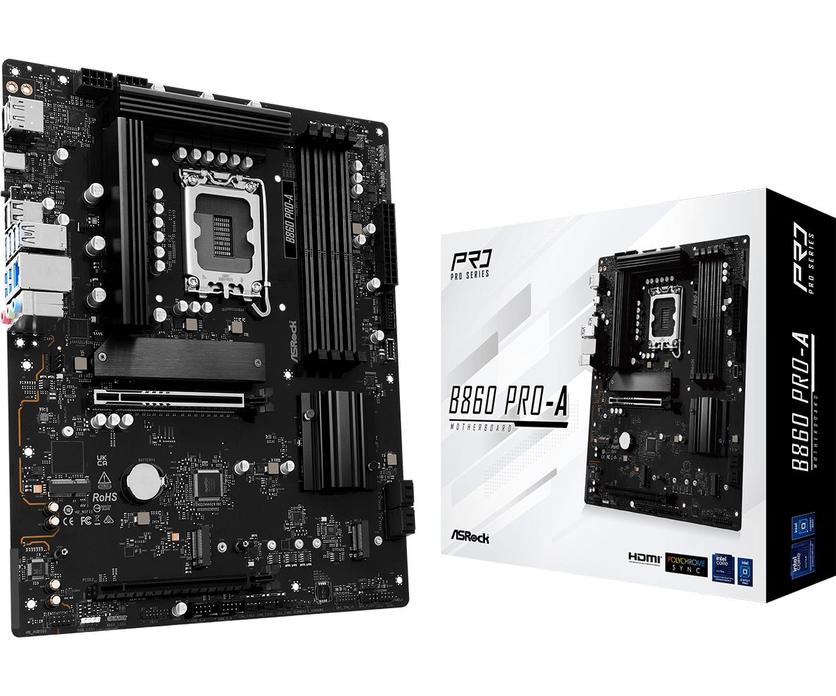 ASRock B860 PRO-A (90-MXBRN0-A0UAYZ)