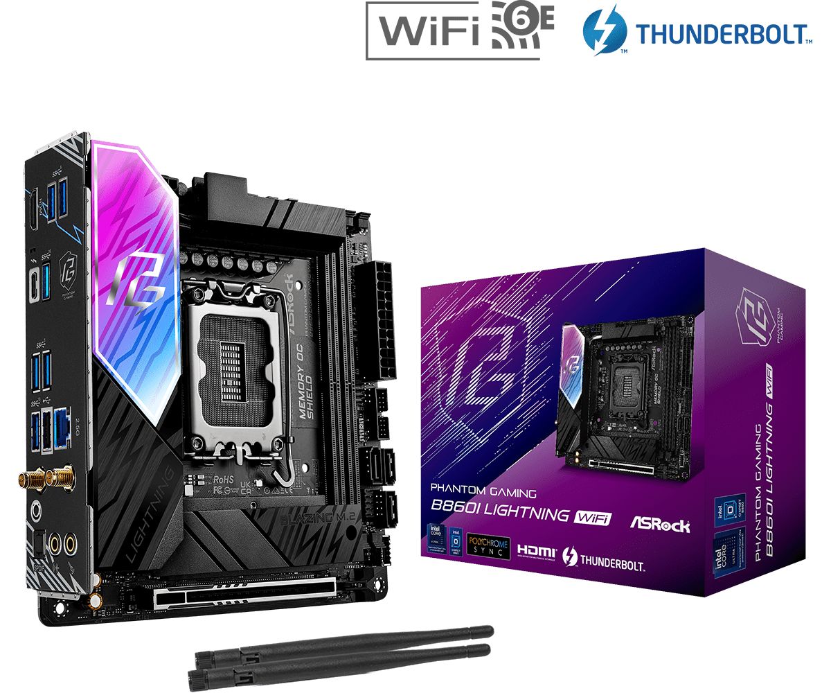 ASRock B860I LIGHTNING WIFI (90-MXBRZ0-A0UAYZ)