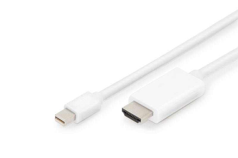 Assmann miniDisplayPort 1.2 - HDMI 2.0 cable 2m White (AK-340304-020-W)