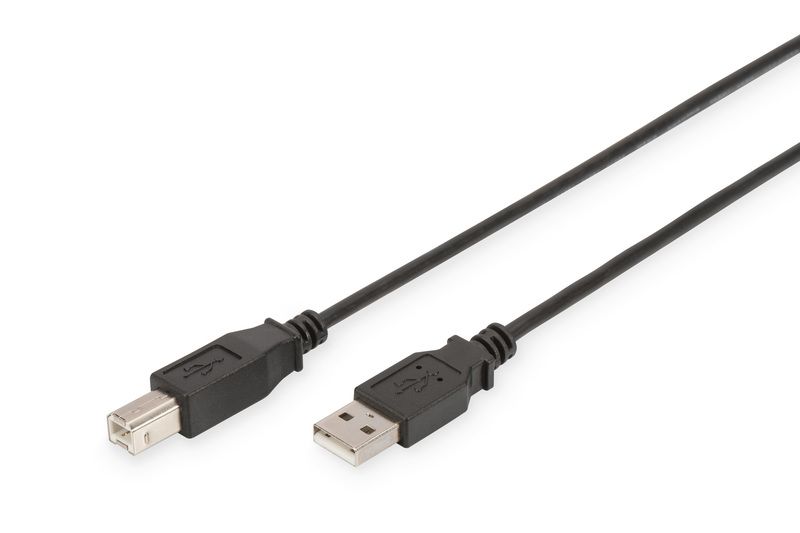 Assmann USB2.0 connection cable type A - B M/M 5m Black (AK-300105-050-S)
