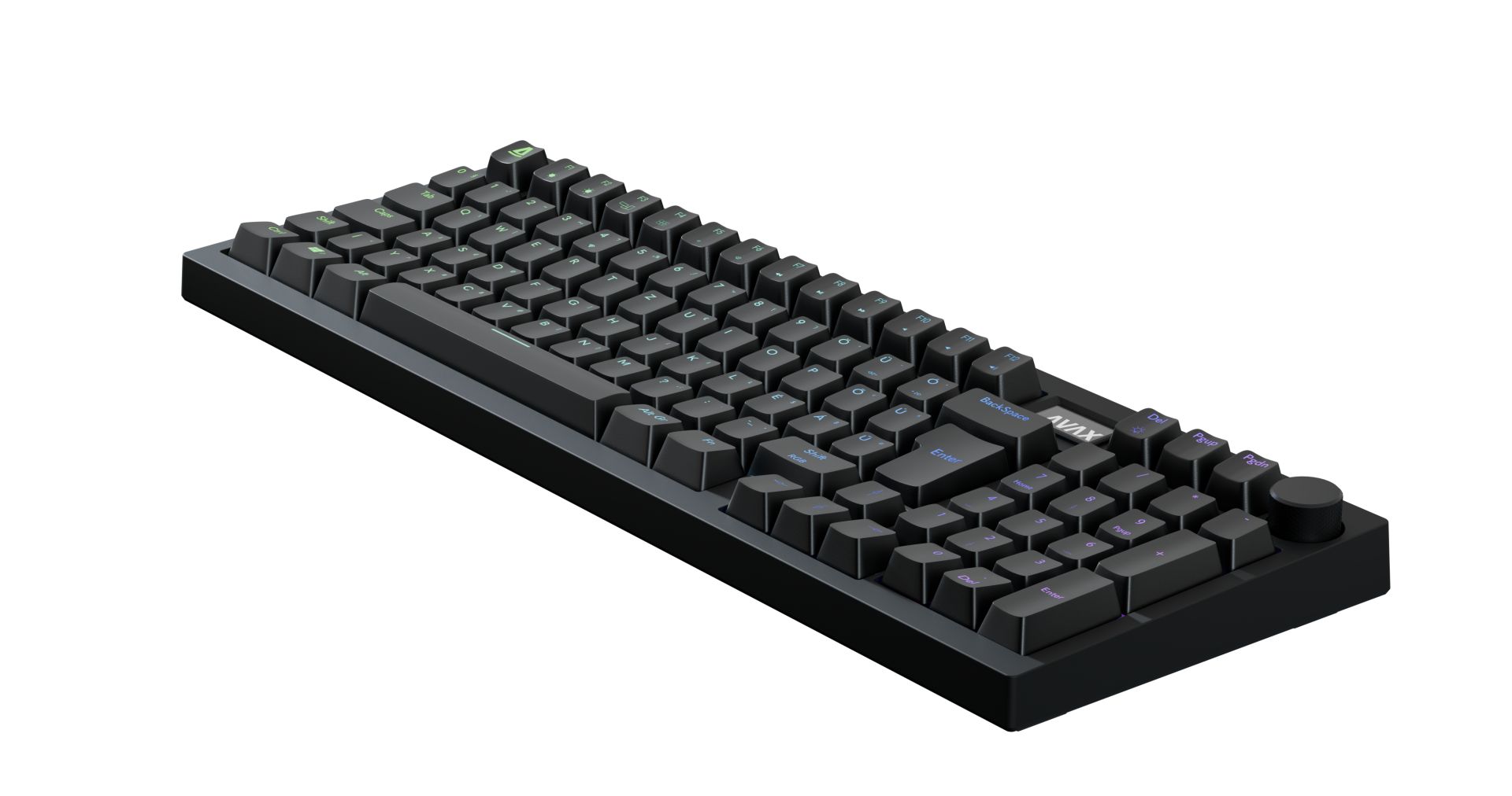 AVAX GM03 98% Gasket RGB vezetékes mechanikus billentyűzet, Outemu piros switch, magyar kiosztás (AVAX GM03R)