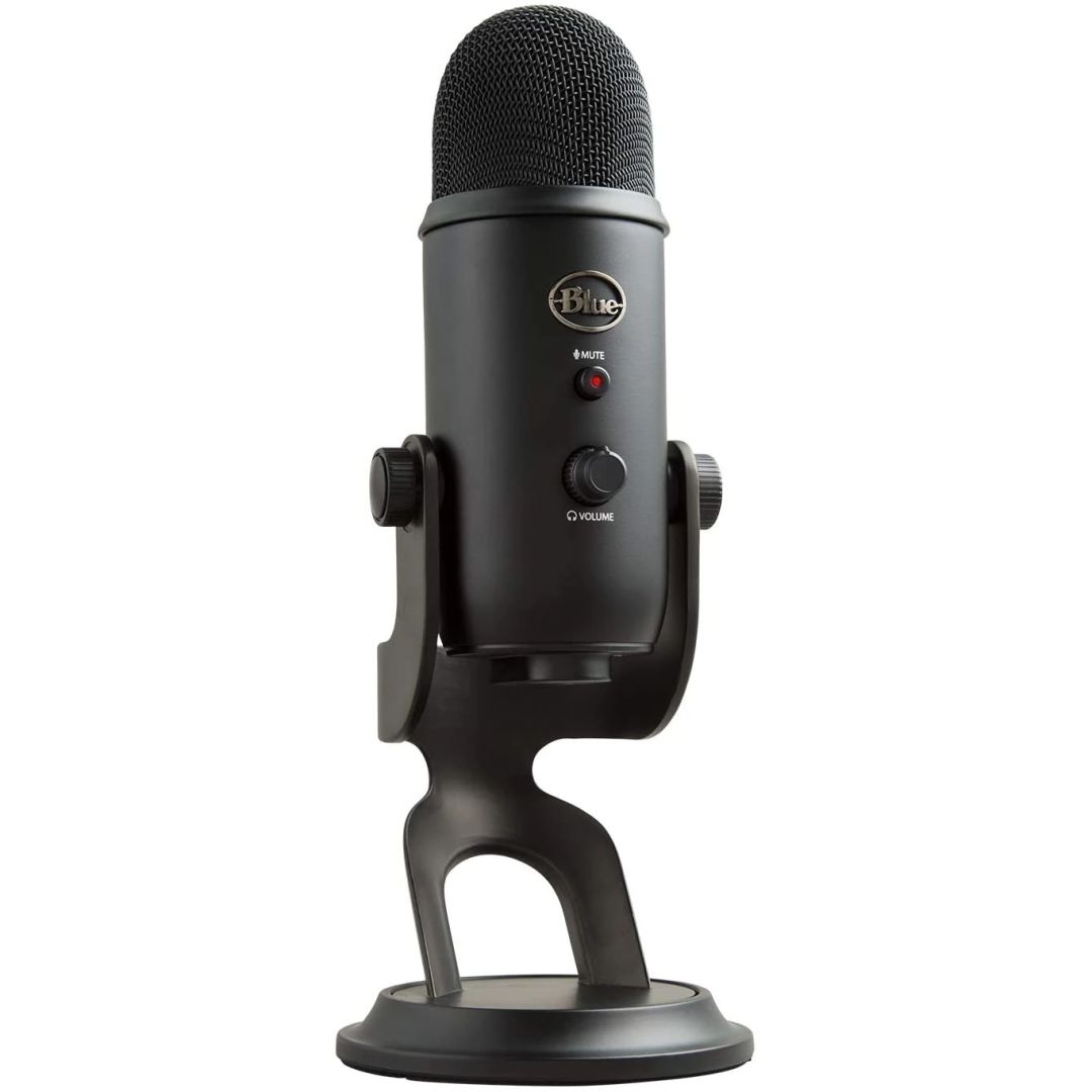 Blue Yeti 10 Year Anniversary Edition USB asztali mikrofon, fekete (988-000229)