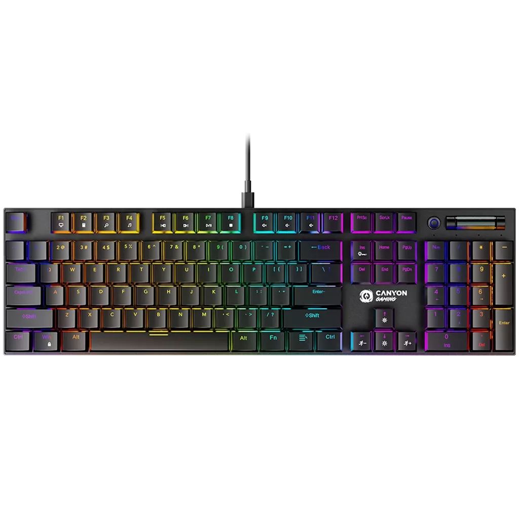 Canyon Cometstrike GK-55 Gaming Keyboard Black HU (CND-SKB55-HU)