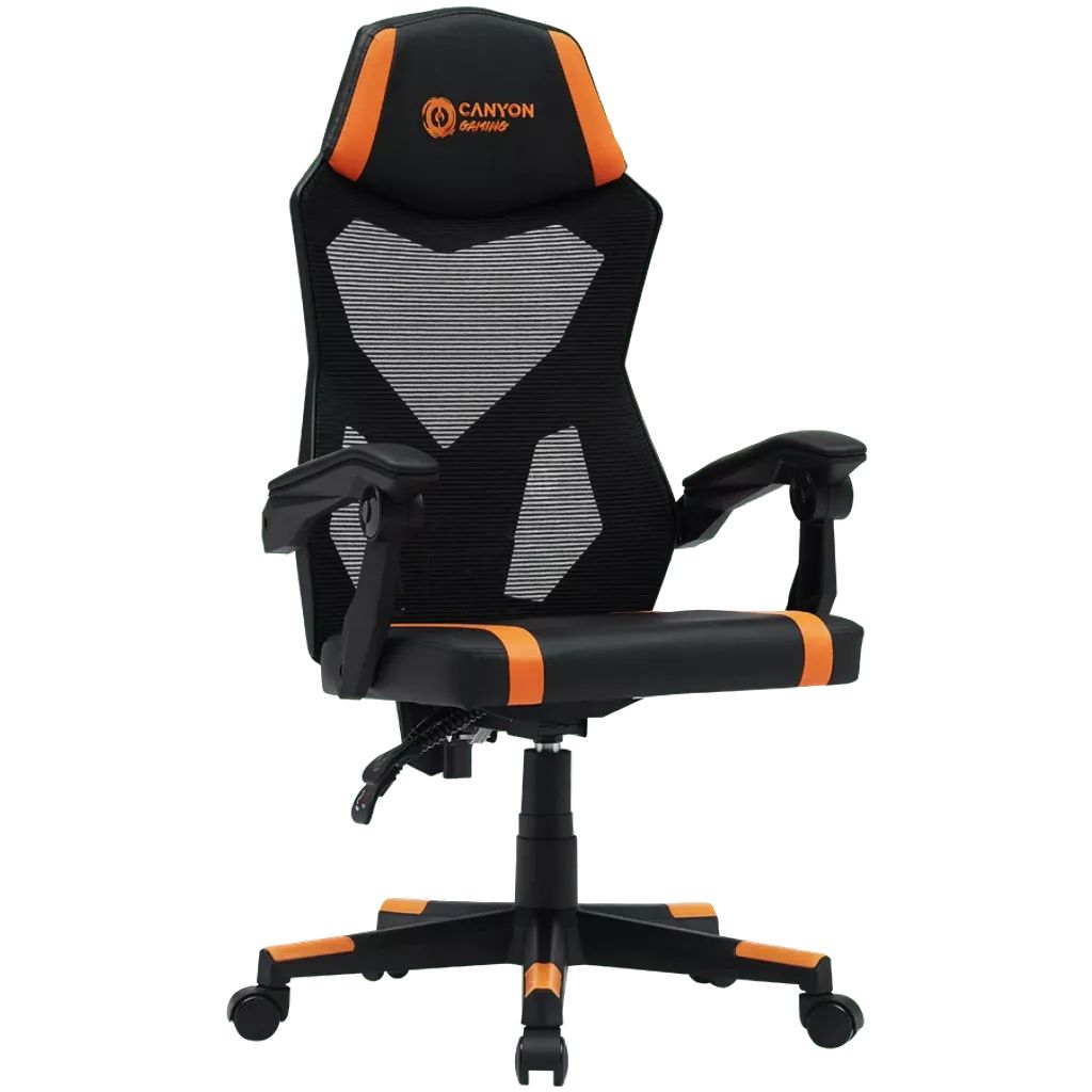 Canyon Flow gaming szék, hálós, fekete/narancssárga (CNE-MCH01)