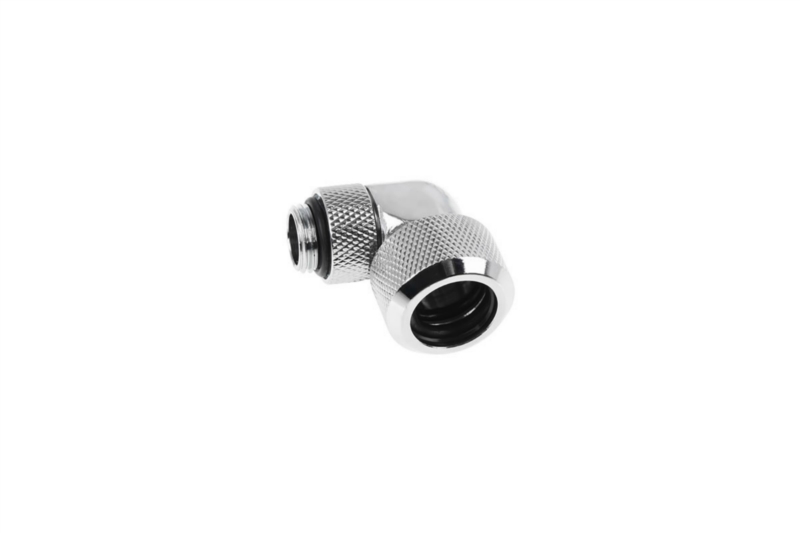 Alphacool Eiszapfen 16mm HardTube 90° G1/4 - Chrome /17394/