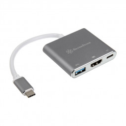 Silverstone SST-EP08C USB 3.1 Typ-C Adapter - ezüst /SST-EP08C/