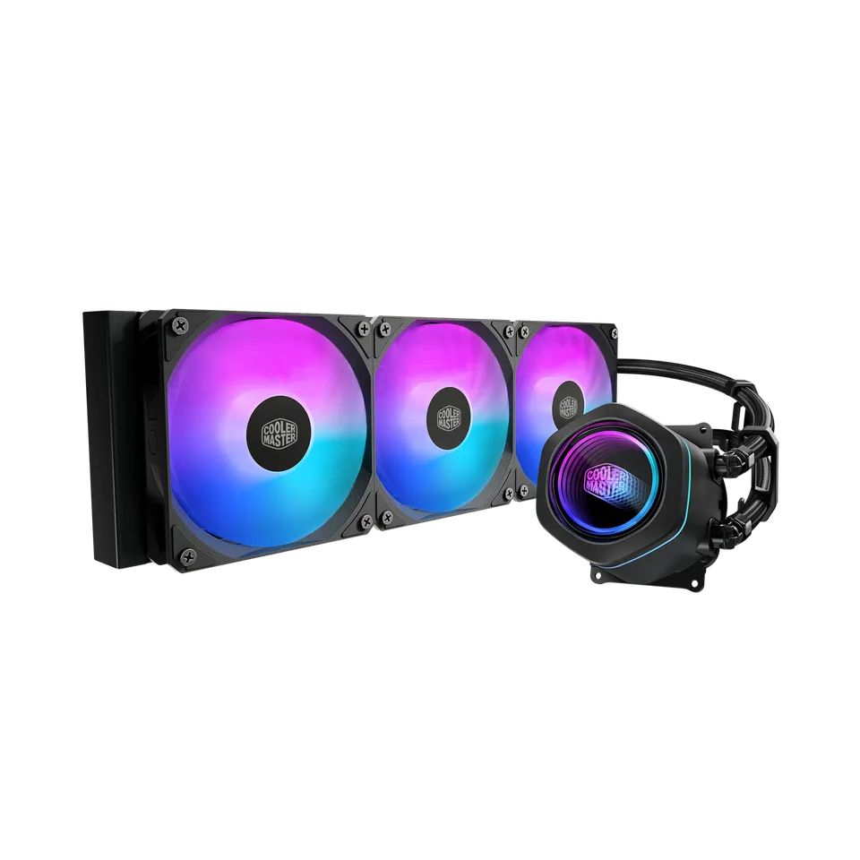 Cooler Master MasterLiquid Core Nex 360 ARGB fekete 360 mm processzor vízhűtés (MLX-D36M-A18PA-R1)