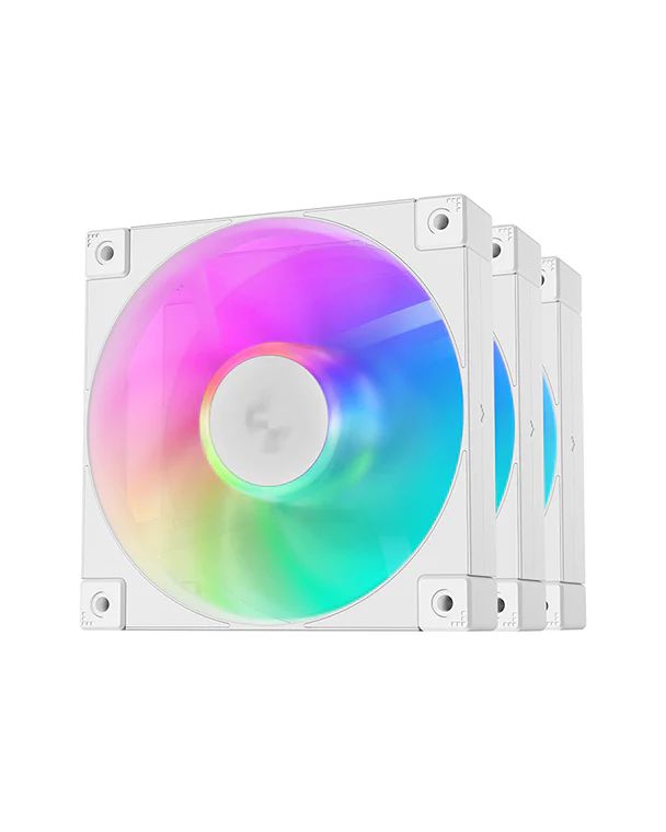 DeepCool FD12 ARGB WH fehér 120 mm ventilátor 3 darabos csomag (R-FD12-WHAPN3-G)