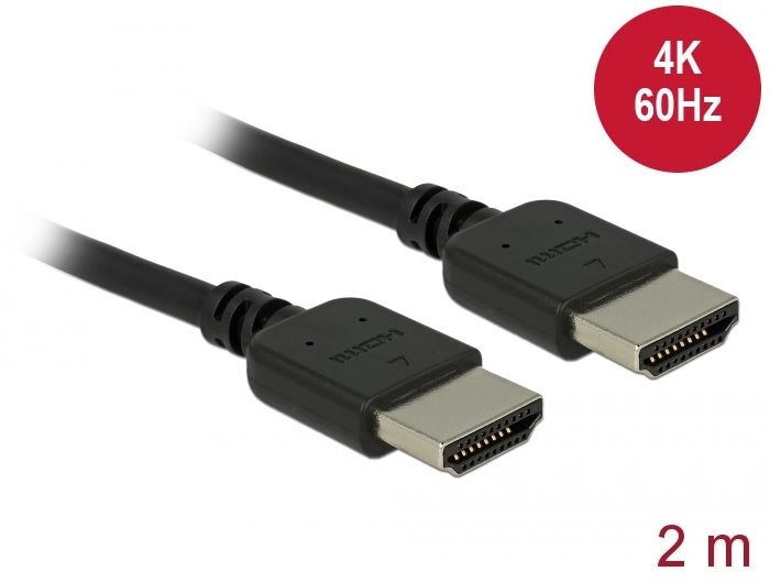 DeLock HDMI -HDMI Premium cable 2m Black (85217)