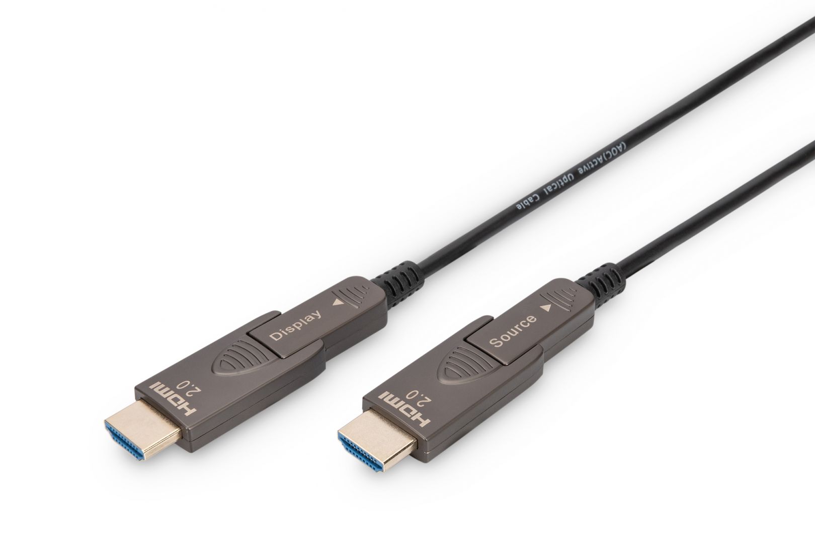 Digitus AK-330127-200-S 4K - HDMI AOC Hybrid Fiber Optic Cable with removable plug (AK-330127-200-S)