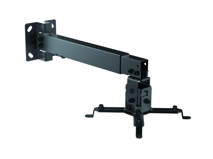EQuip Projector Ceiling Wall Mount Bracket Black (650702)