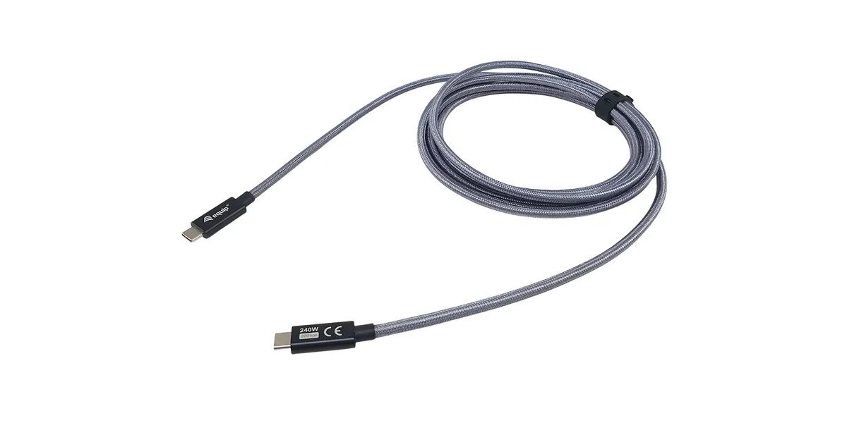 EQuip USB 3.2 Gen 2x2 C to C Cable 1m Black (128426)