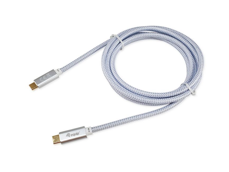 EQuip USB-C 3.2 Gen2 to USB-C 100W cable 2m White (128358)