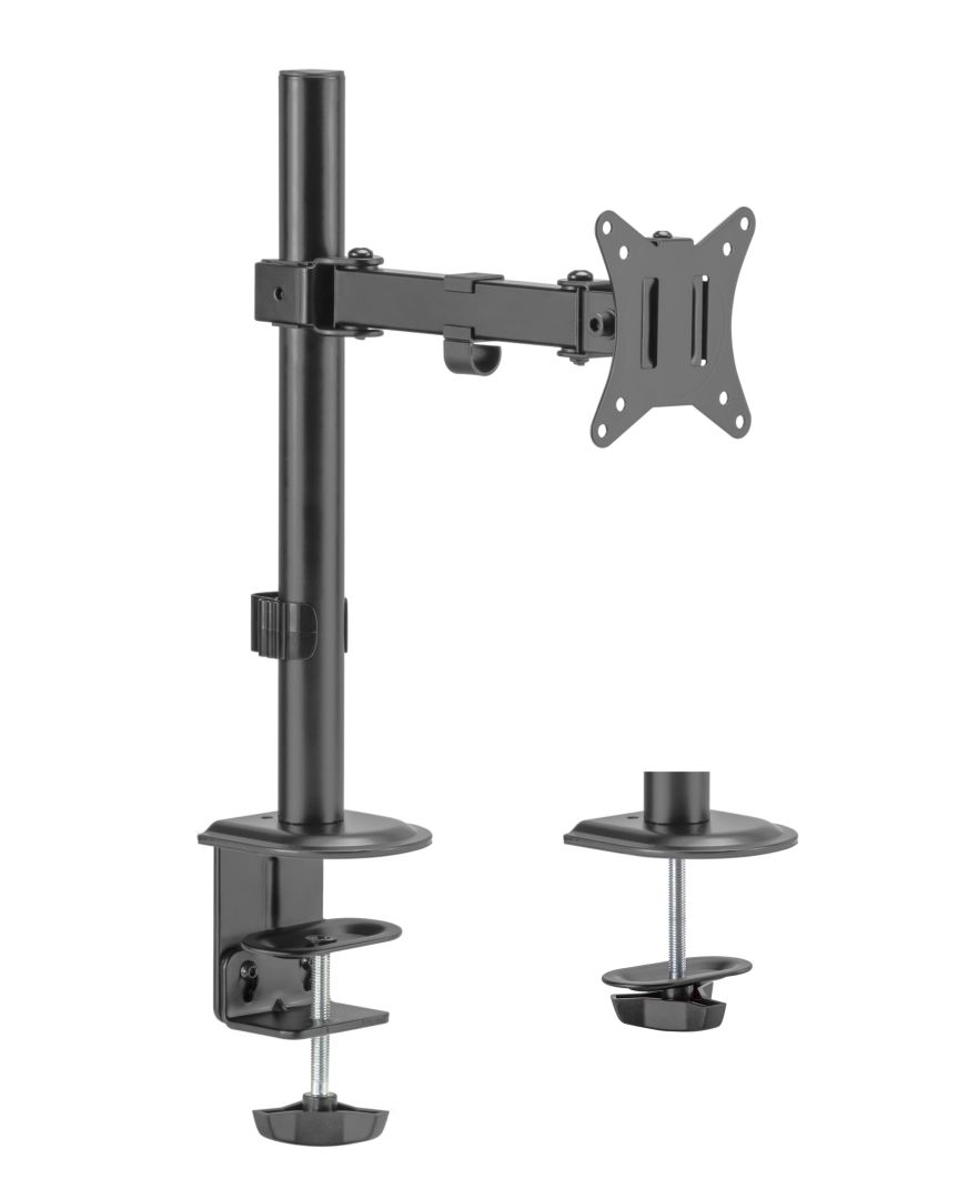 Gembird MA-D1-03 Desk mounted single monitor arm 17”-32” Black (MA-D1-03)