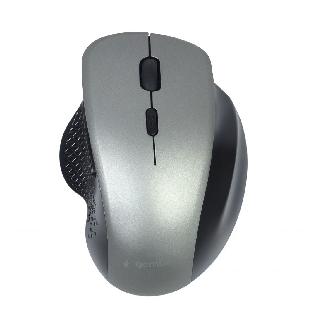 Gembird MUSW-6B-02-BG wireless optical mouse Black/Space Grey (MUSW-6B-02-BG)