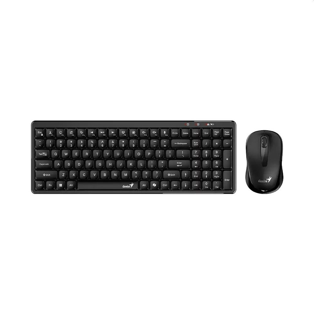 Genius LuxeMate Q8100 Wireless Keyboard & Mouse Combo Black HU (31340019404)