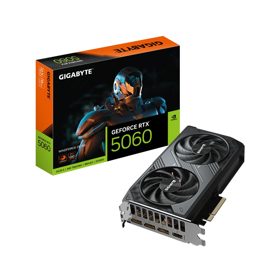 Gigabyte RTX5060 WINDFORCE OC 8G (GV-N5060WF2OC-8GD)