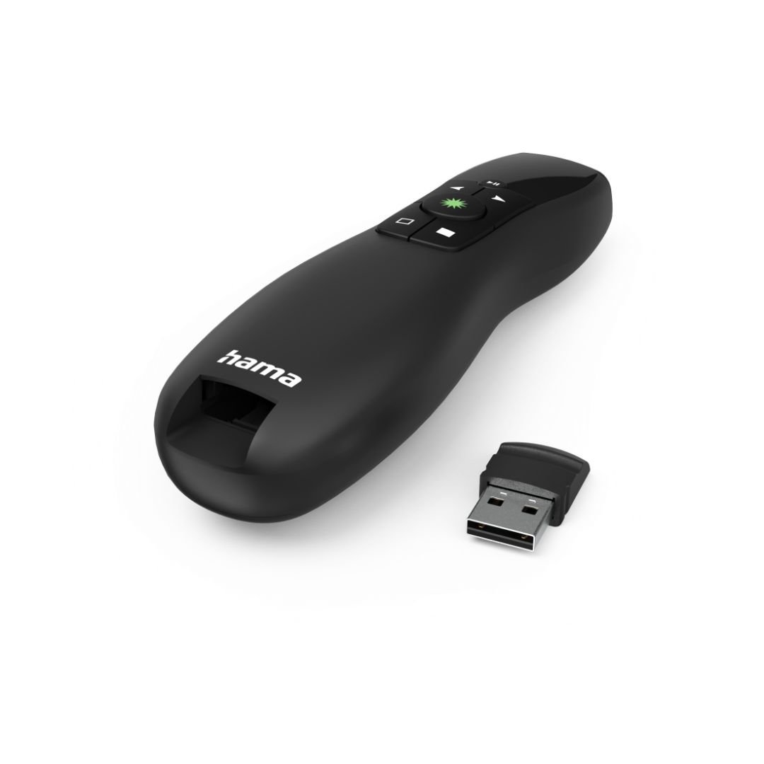 Hama Multimedia presenter Green Laser Black (00139918)