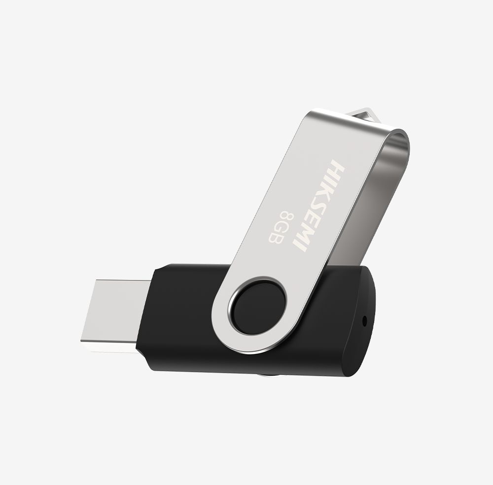 HikSEMI 4GB USB2.0 Rotary M200S Black/Grey (HS-USB-M200S 4G)