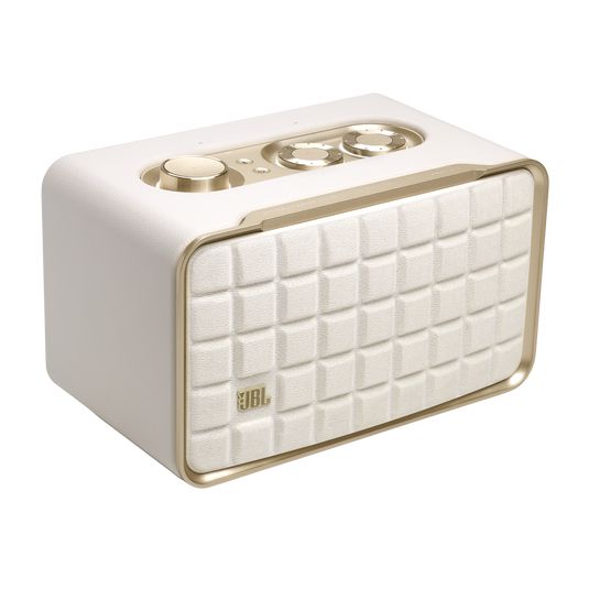  JBL Authentics 200 Bluetooth Speaker White/Gold (JBLAUTH200BLKEP)