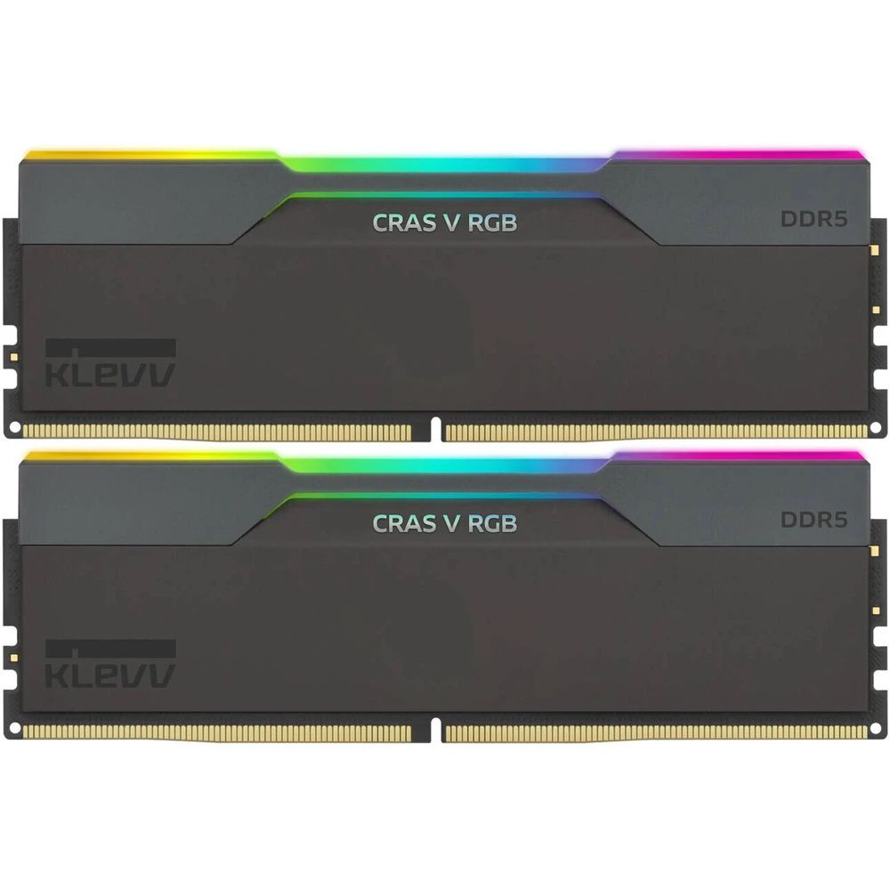 Klevv Cras V RGB UDIMM 32GB Kit DDR5-6400 CL32 memória (KD5AGUA80-64A320G)