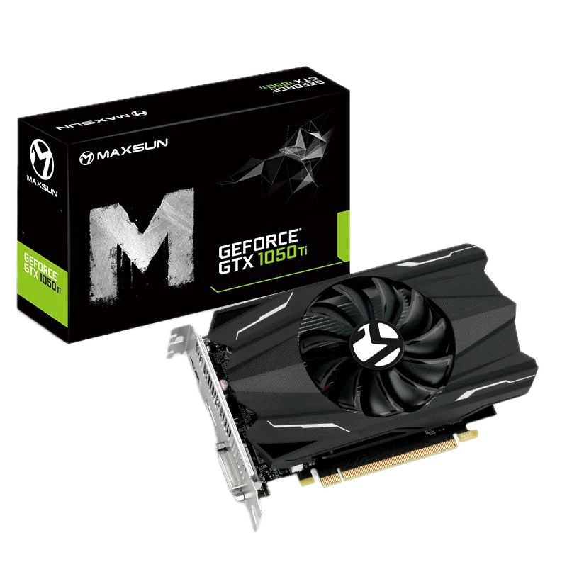 Maxsun GeForce GTX 1050 Ti 4GB GDDR5 videókártya (MS-GTX1050TI TF 4G)