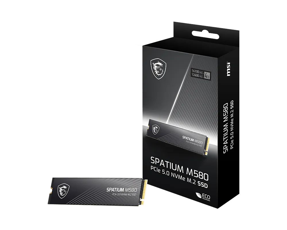 MSI Spatium M580 2TB SSD, M.2 2280, PCIe 5.0 x4 (S78-440Q1D0-P83)