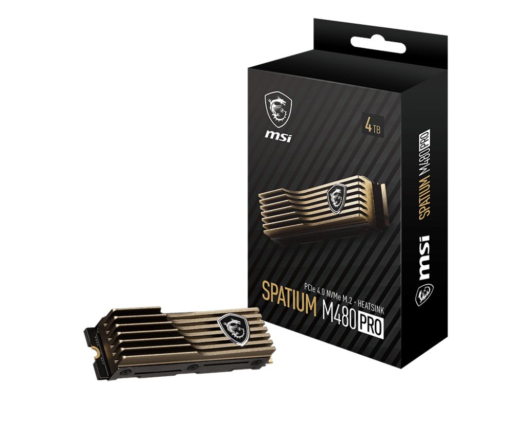 MSI Spatium M480 Pro 2TB M.2 2280 PCIe 4.0 x4 SSD (S78-440Q600-P83)