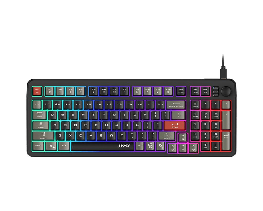 Msi FORGE GK110 Gaming Keyboard Black HU (S11-04HU235-HH9)