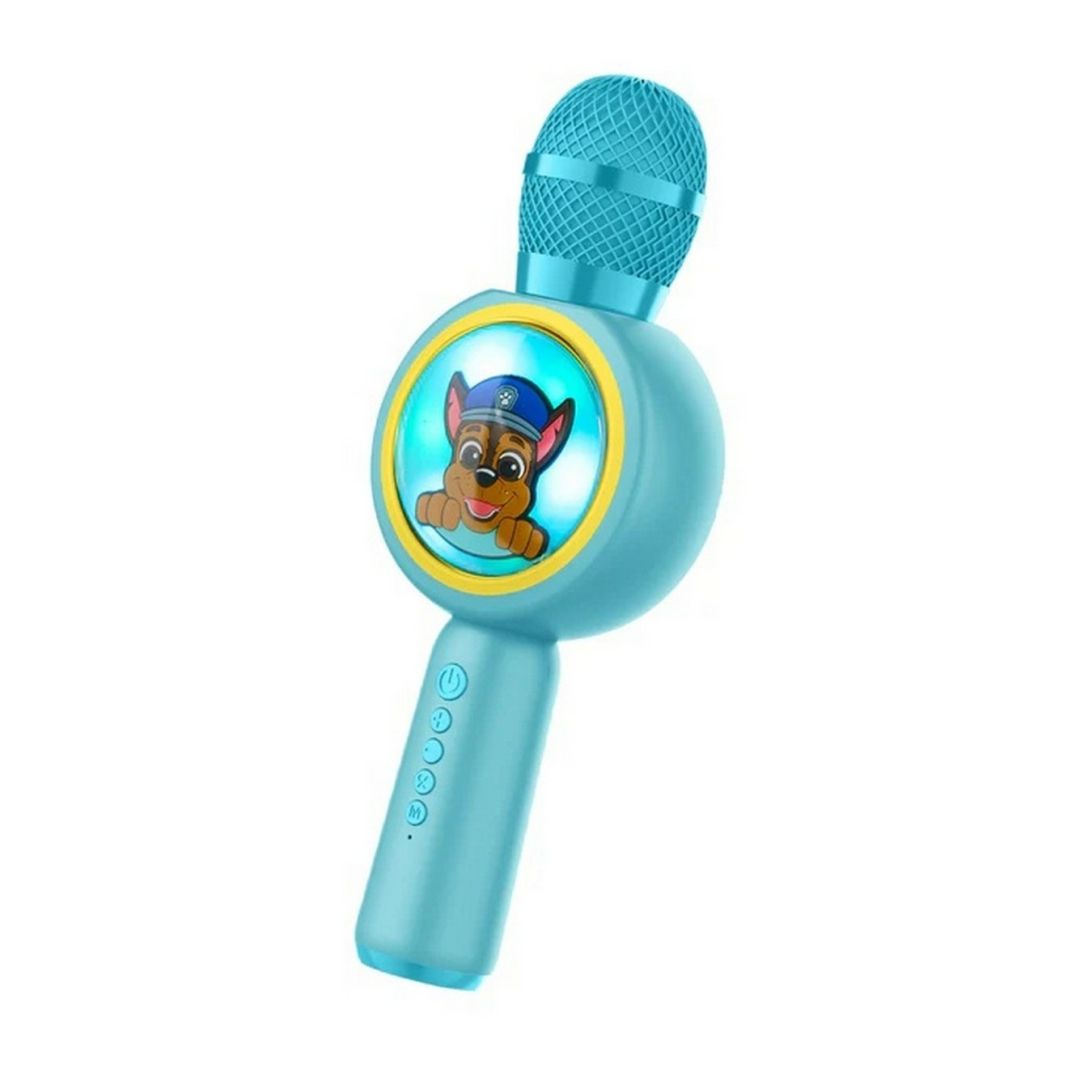 OTL Technologies PAW263 Mancs Őrjárat PopSing LED Karaoke Microphone Blue (PAW263)