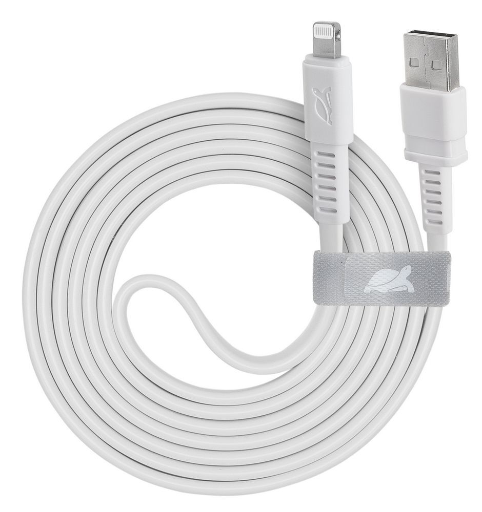 Rivacase CABLE USB-A TO LIGHTNING 1.2M/WHITE PS6008 1.20m USB 2.0 adatkábel (PS6008 WT12)