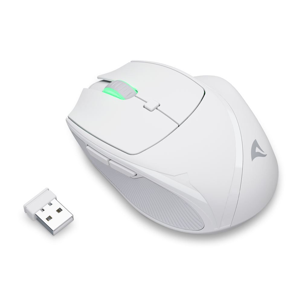 Sharkoon OfficePal M25W Gaming Wireless Mouse White (4044951039654)