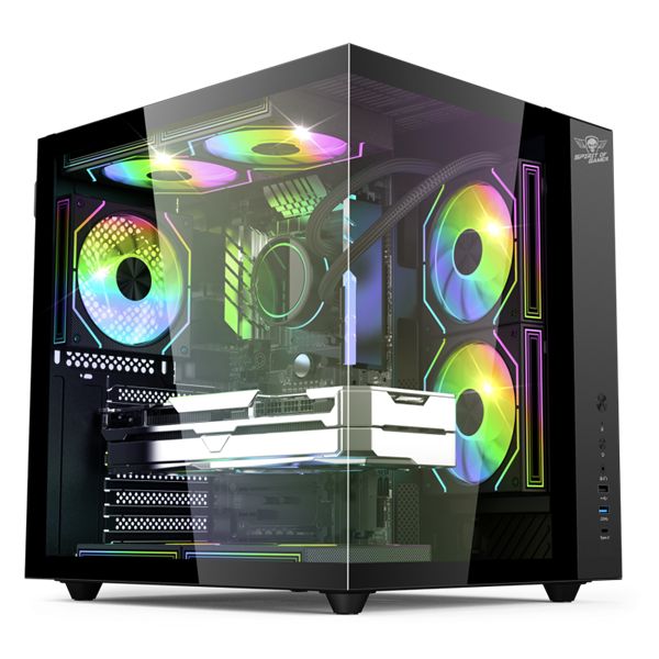 Spirit Of Gamer Bandit GT Tempered Glass Black (8505RA)