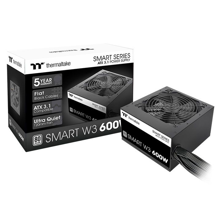 Thermaltake 80+ Smart W3 600W (PS-SPW-0600NNFAWE-1)