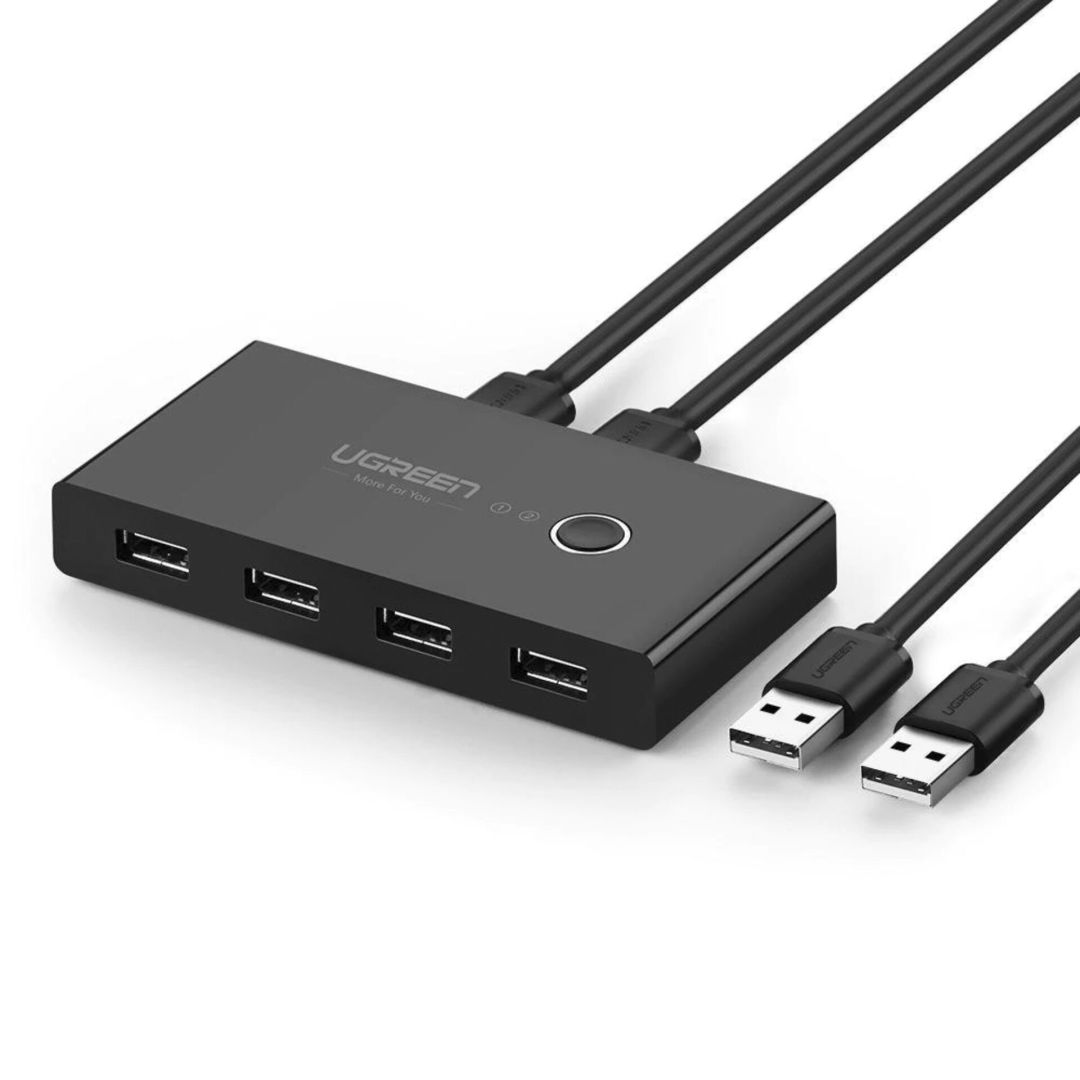 UGREEN USB 2x4 Sharing Switch Selector Black (30767)